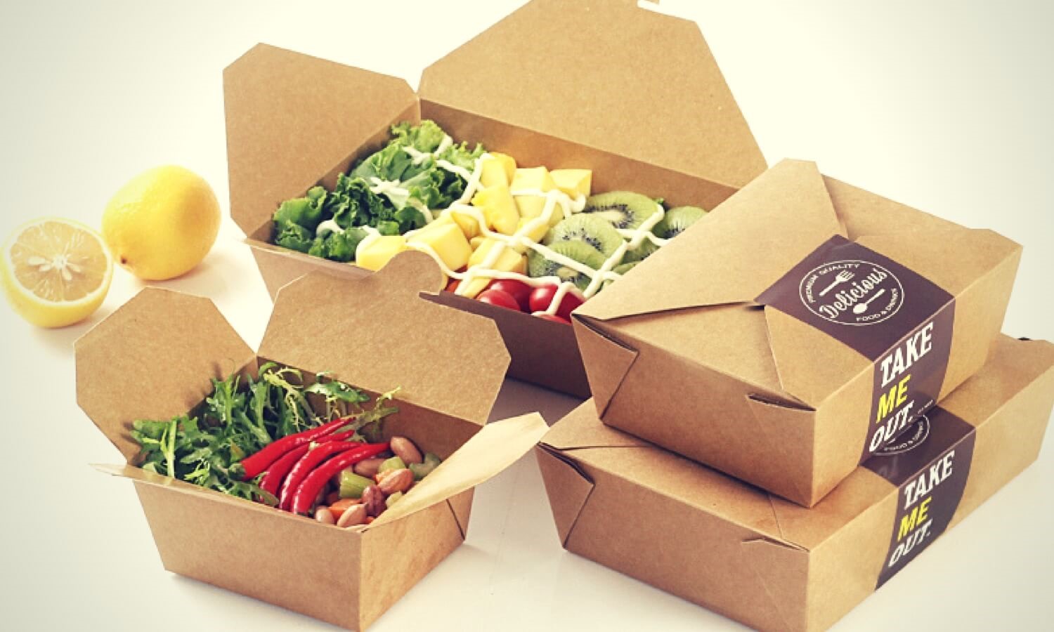 What packaging is used for Food packaging wholesale?